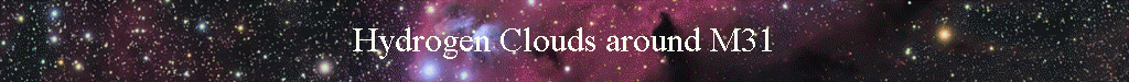 Hydrogen Clouds around M31