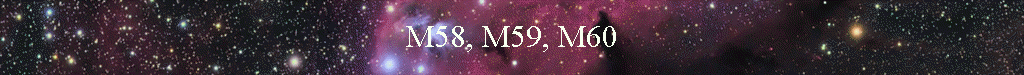 M58, M59, M60