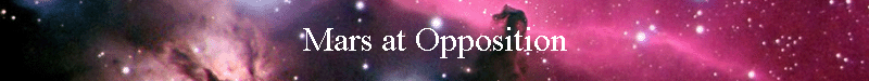Mars at Opposition
