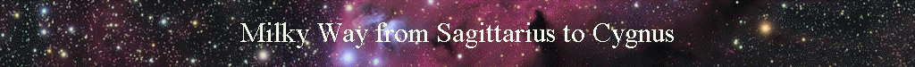Milky Way from Sagittarius to Cygnus