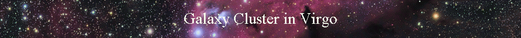 Galaxy Cluster in Virgo